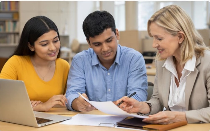 Admission assistance for study abroad students in Hyderabad